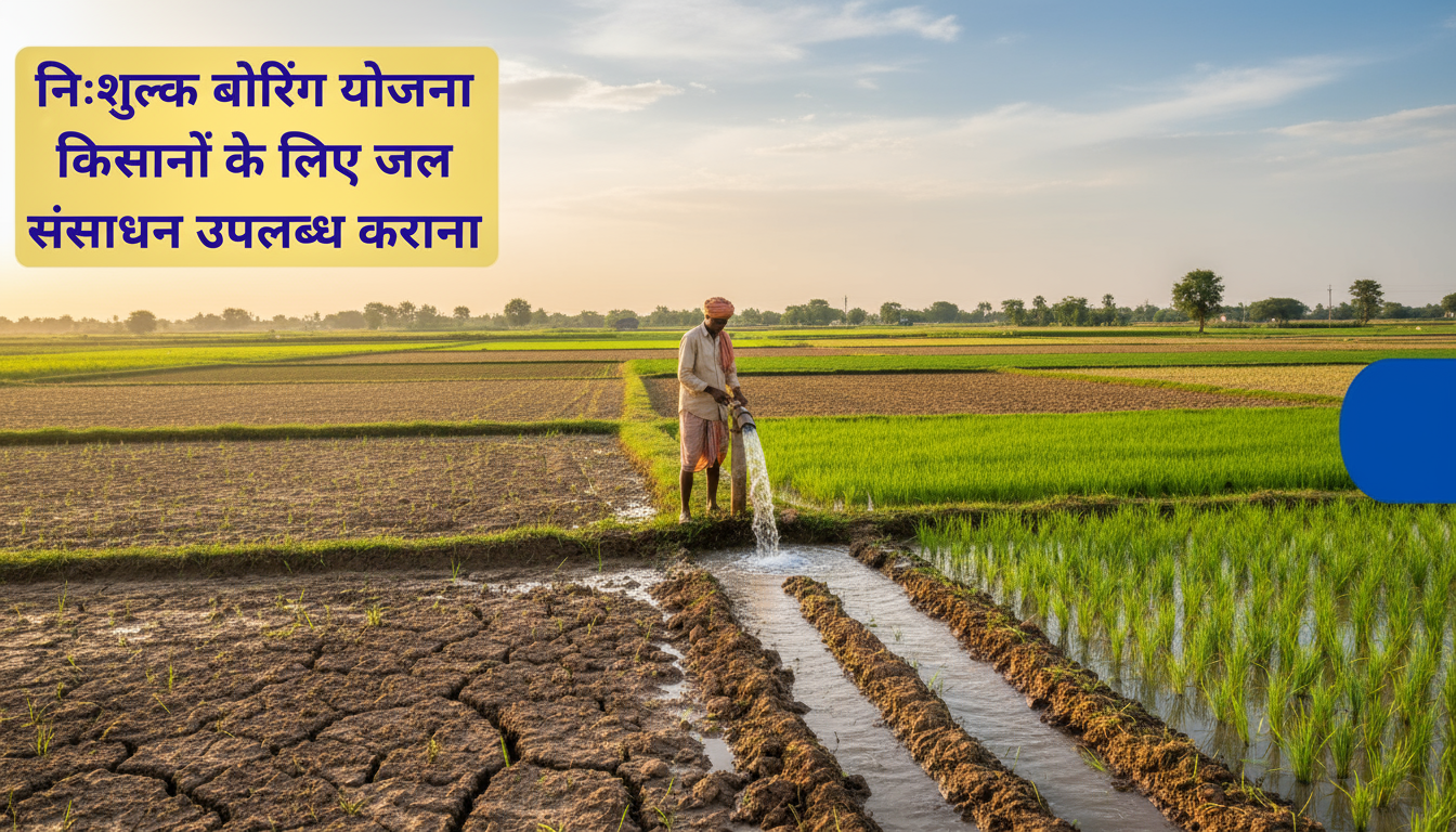 निःशुल्क बोरिंग योजना – किसानों के लिए जल संसाधन उपलब्ध कराना (Free  Boaring Yojana)